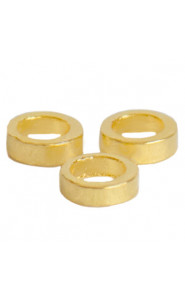 DQ metal closed ring 2mm Gold
